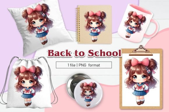Back to School Clipart Sublimation 01: A Versatile Resource for Creative Professionals