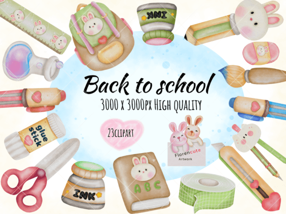 Back to School: Creative Ways to Use Cute School Supplies Clip Art