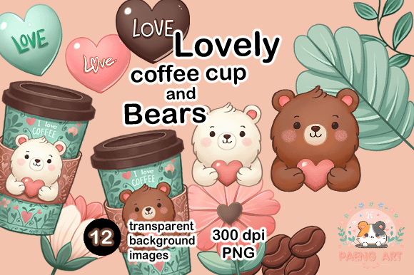 Discover the Beauty of Lovely Hot Coffee Cup, PNG Cliparts