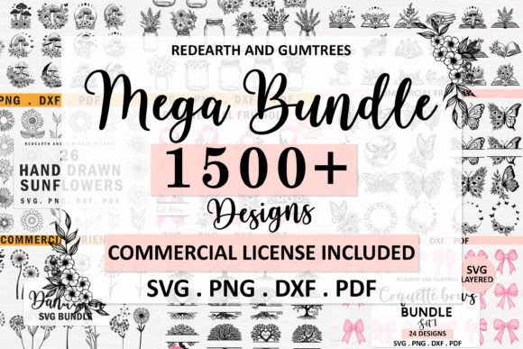 MEGA DEAL Bundle SVG, 1500 Designs, PNG: A Creative Powerhouse for Designers and Entrepreneurs
