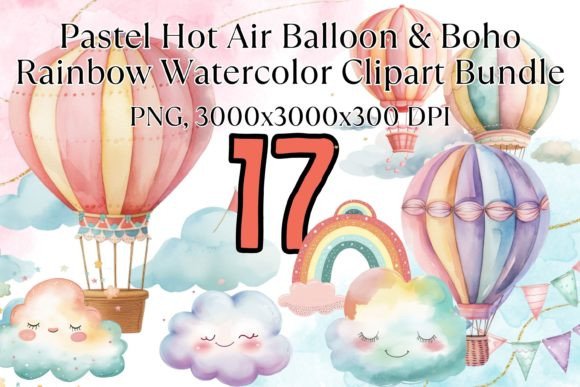 Pastel Hot Air Balloon