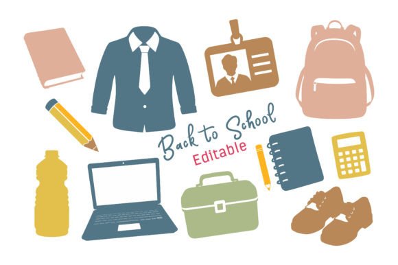 Welcome to My Store: Back to School Flat Clipart